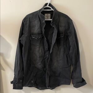Men's Black Denim Jacket